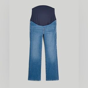 Madewell maternity kick out jeans in cherryville wash